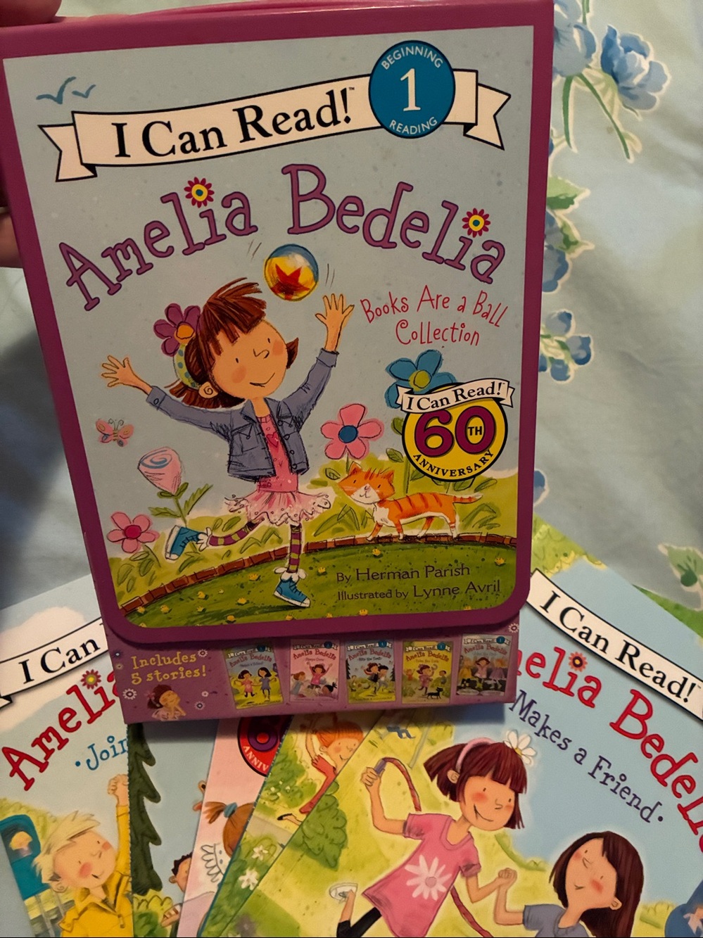 Amelia Bedelia Kids Book Set - Pink